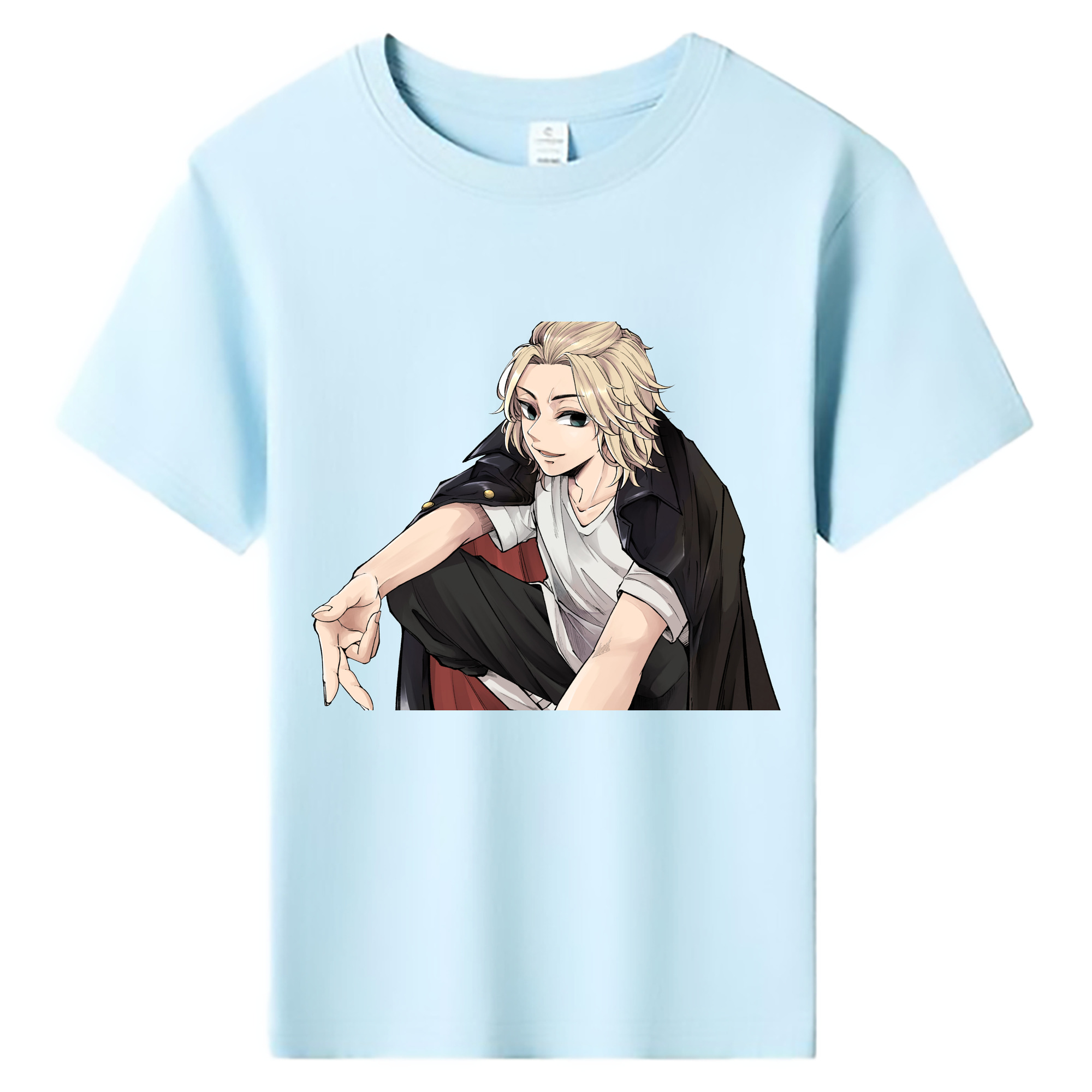 （画像用） 東京リベンジャーズ Tokyo Revengers 綿100％キッズTシャツ（フロントプリント）